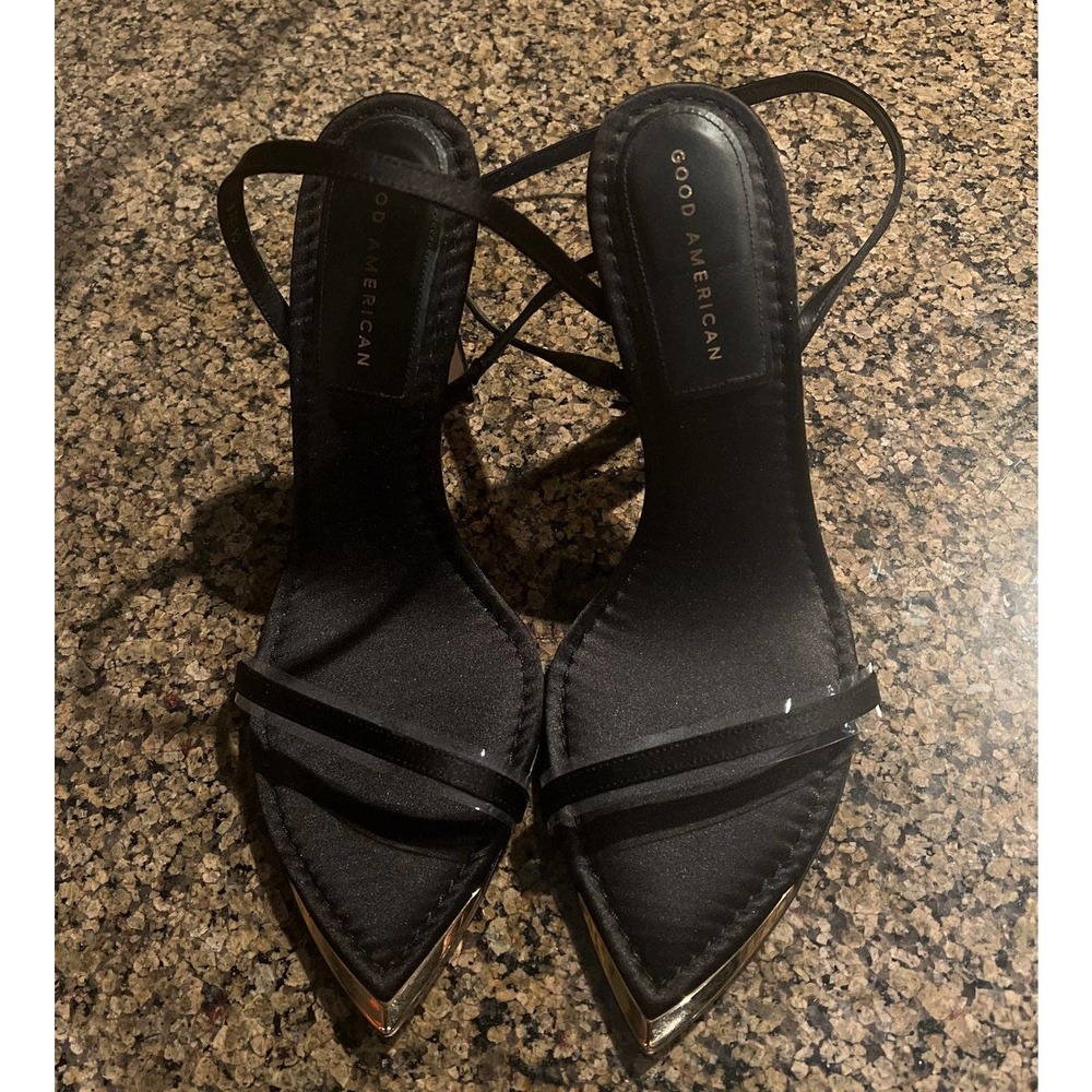 Good American On Point Ankle Strap Sandal